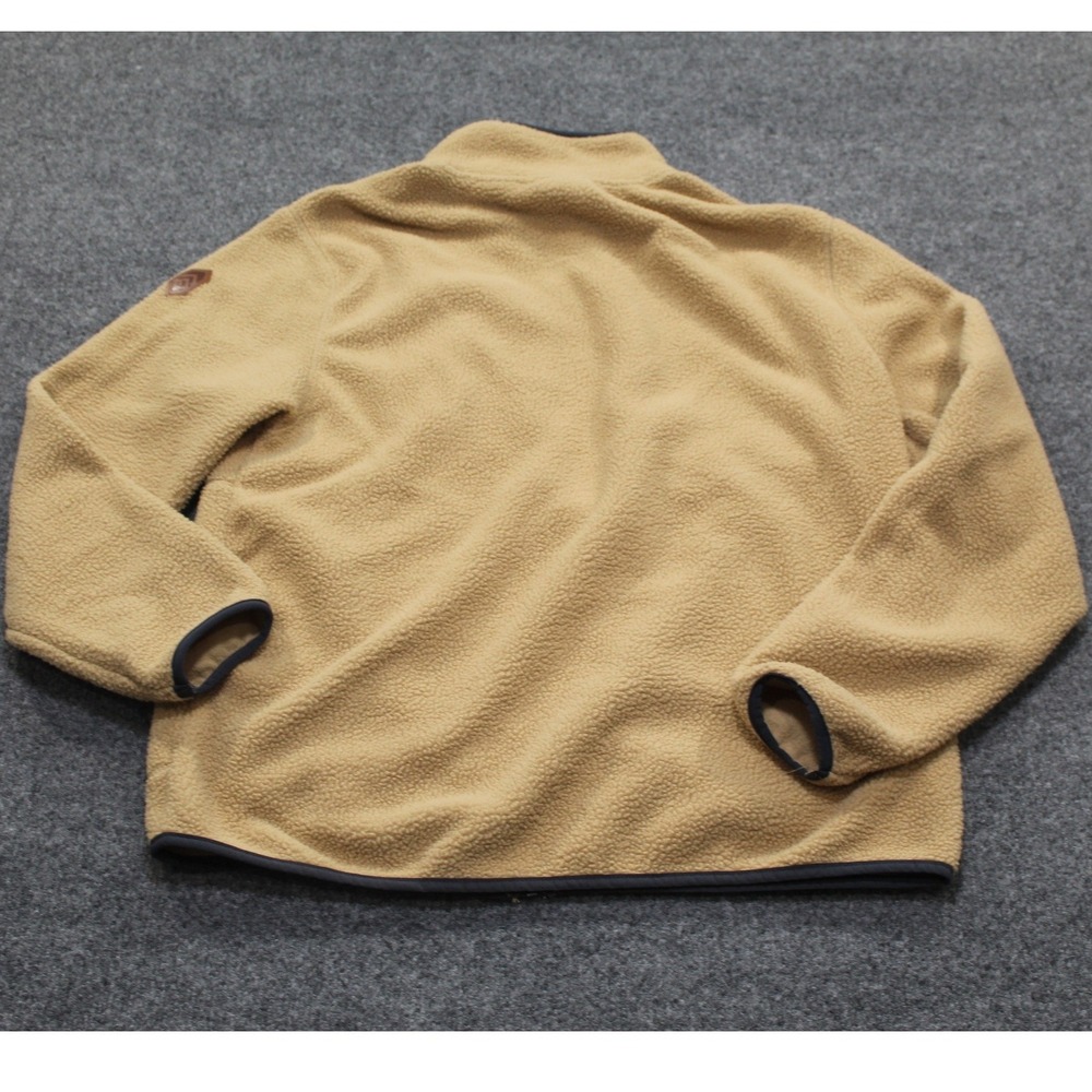 Free Country Mens Camel Fleece Full Zip Jacket 520-MOF2813S Large L/G‎ 42-44 - Picture 8 of 8